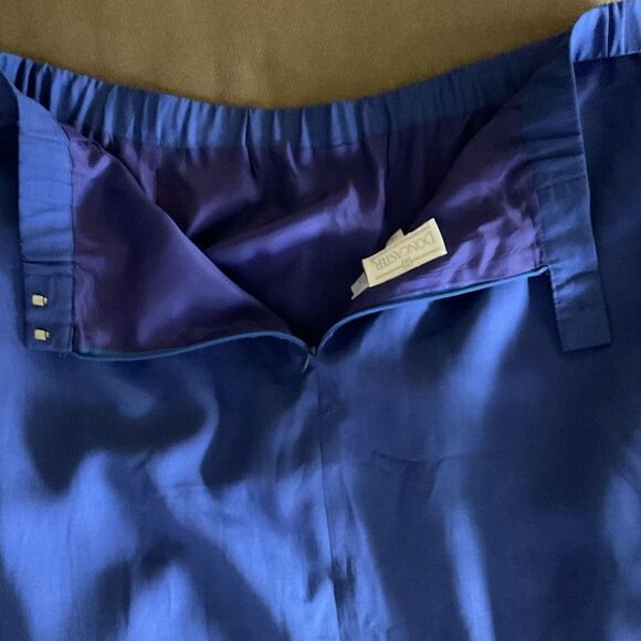 Doncaster royal blue vintage 2 pc suit viscose linen blend sz 18 - Picture 12 of 16